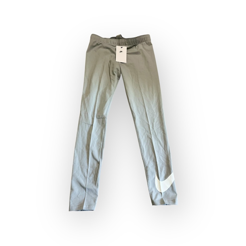 NWT Nike Gray Tight Fit Leggings Girls Size L and XL